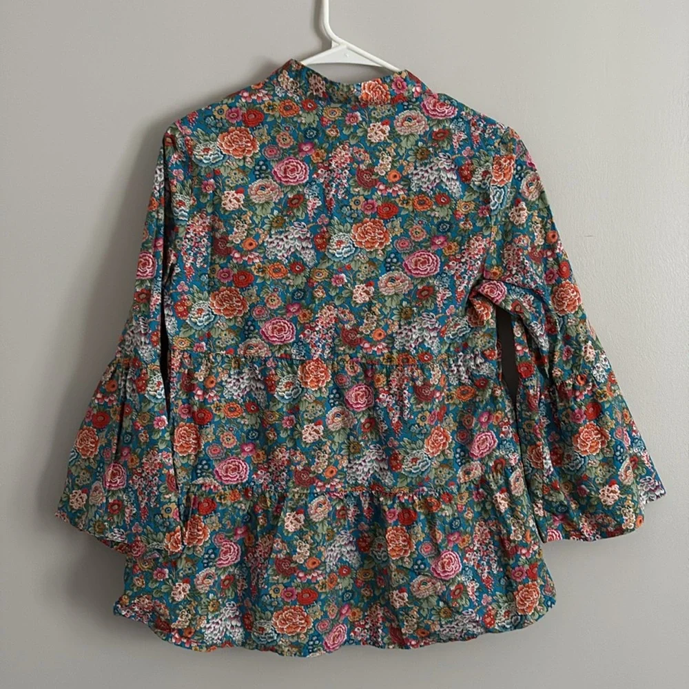 Tuckernuck Liberty Floral Women's Tiered Top - Picture 3 of 5